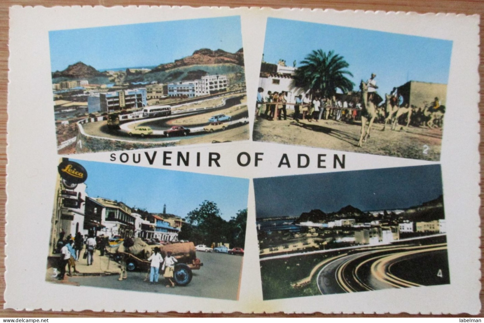 YEMEN ADEN MULTI VIEW PANORAMA CARTE POSTALE PHOTO POSTCARD CARD CP PC AK ANSICHTSKARTE CARTOLINA POSTKARTE - Yemen