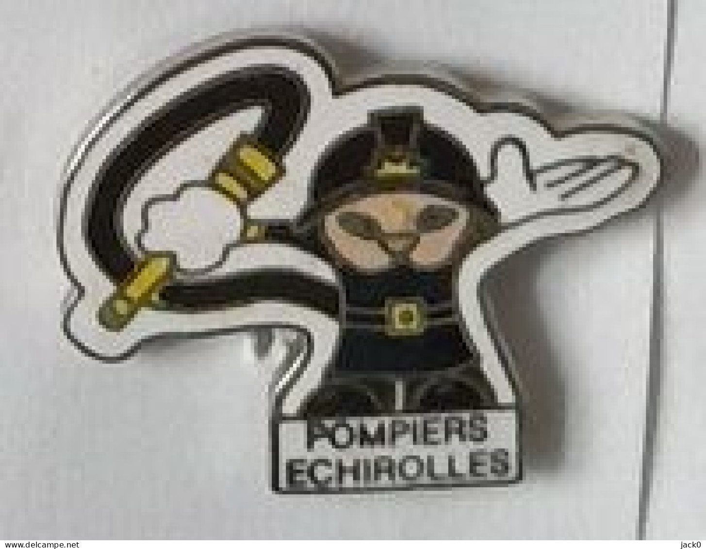 Pin's  Ville, SAPEURS  POMPIERS  De  ECHIROLLES  ( 38 ) - Firemen