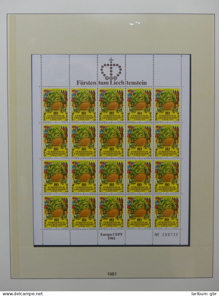 Liechtenstein Sammlung Kleinbogen Ca. 2.700,- Euro Katalogwert #LW219 - Sonstige & Ohne Zuordnung