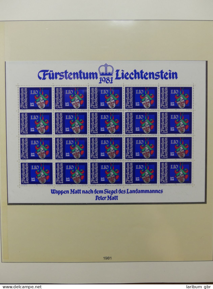 Liechtenstein Sammlung Kleinbogen ca. 2.700,- Euro Katalogwert #LW219