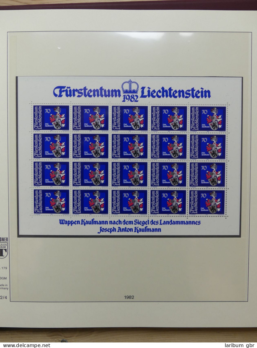 Liechtenstein Sammlung Kleinbogen ca. 2.700,- Euro Katalogwert #LW219