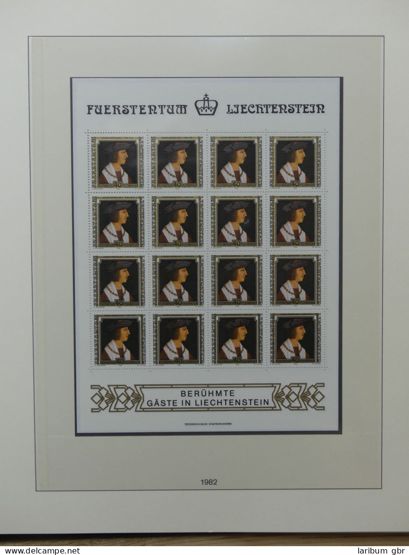 Liechtenstein Sammlung Kleinbogen ca. 2.700,- Euro Katalogwert #LW219