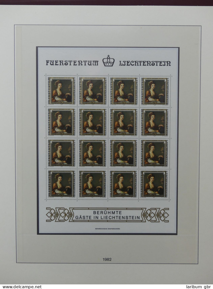 Liechtenstein Sammlung Kleinbogen ca. 2.700,- Euro Katalogwert #LW219