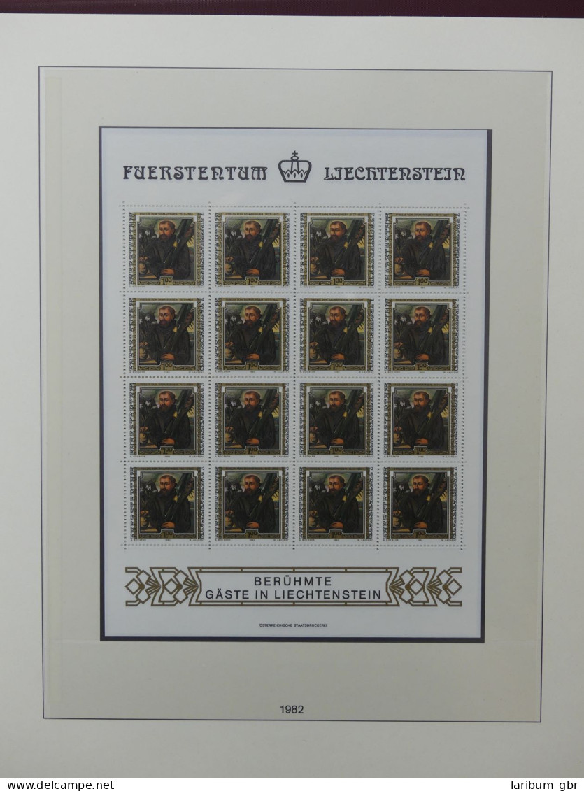 Liechtenstein Sammlung Kleinbogen ca. 2.700,- Euro Katalogwert #LW219