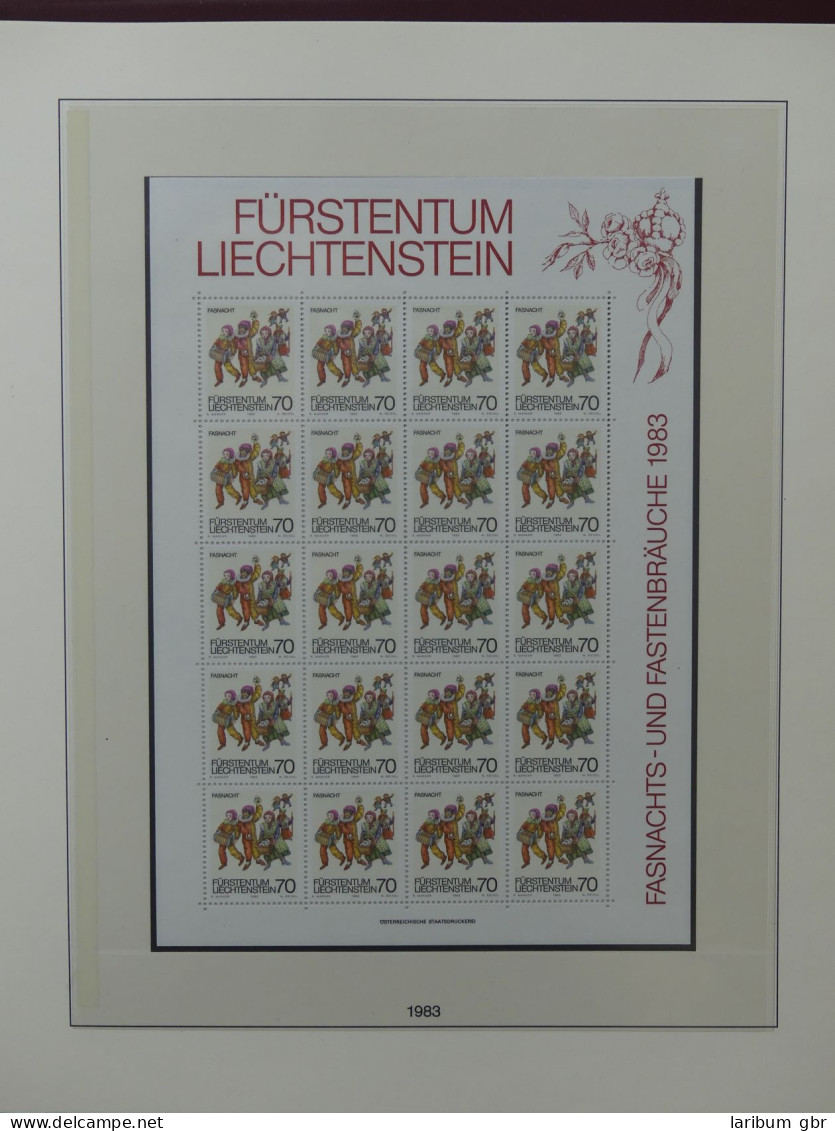 Liechtenstein Sammlung Kleinbogen ca. 2.700,- Euro Katalogwert #LW219