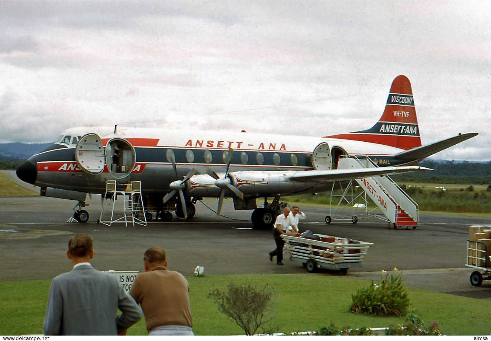 Aviation Postcard-WGA-1442 ANSETT-ANA  Viscount - 1946-....: Modern Era