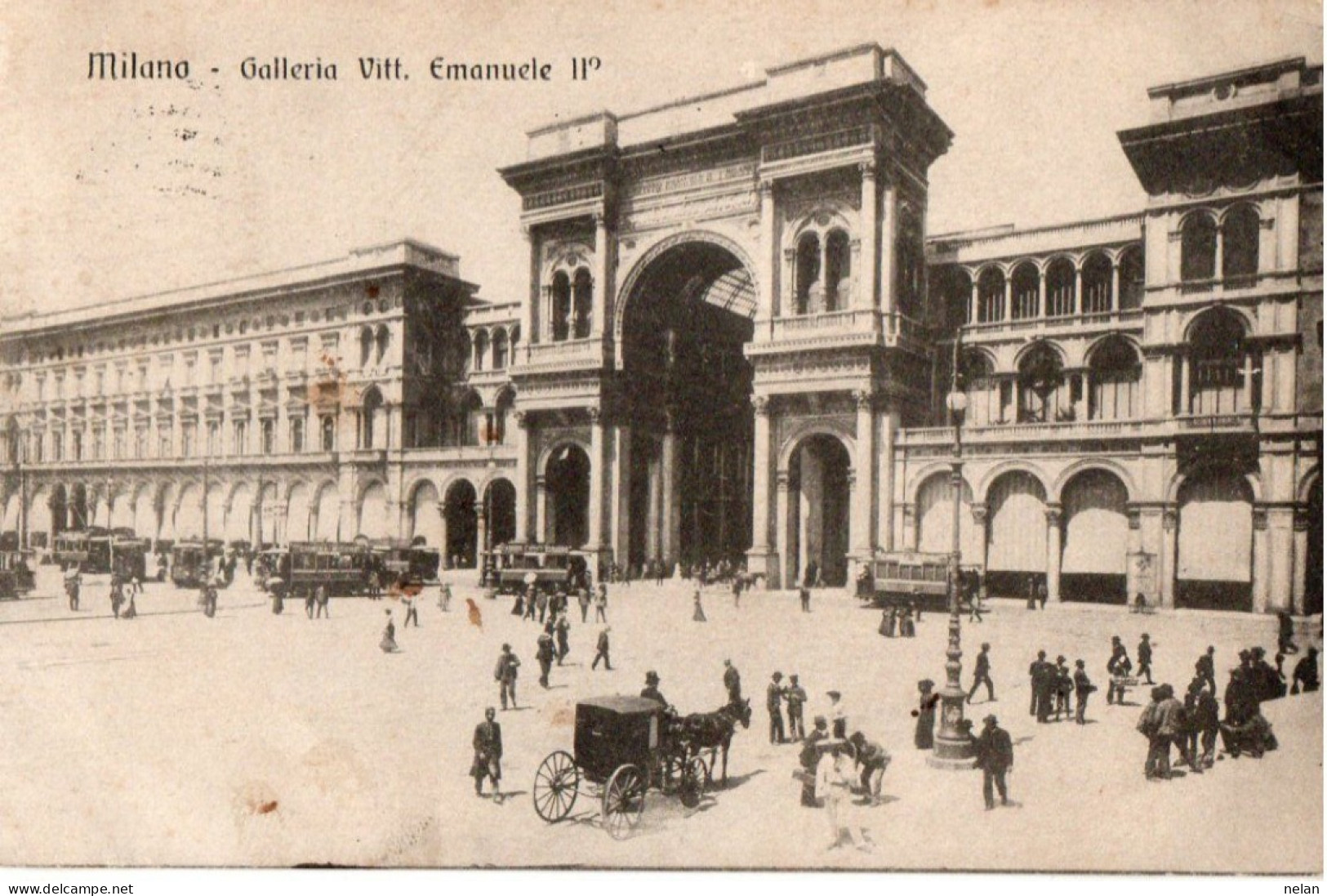 MILANO - GALLERIA VITTORIO EMANUELE - F.P. - Milano