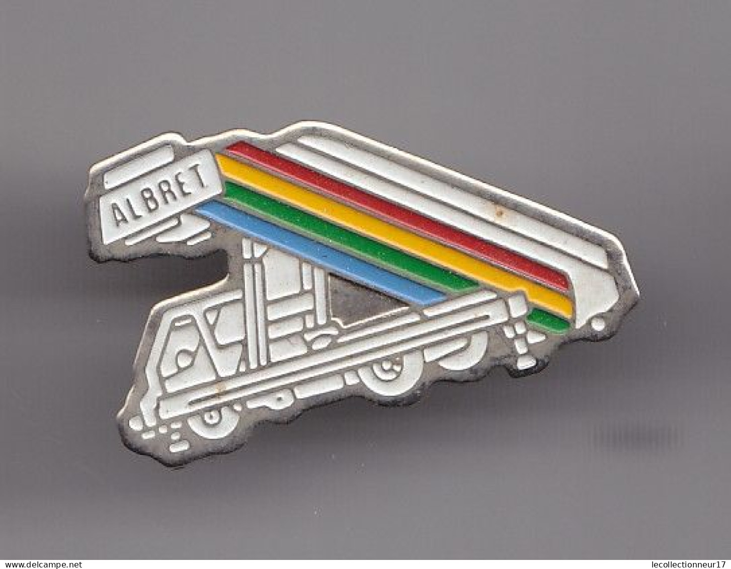 Pin's Camion Elévateur Albert Réf 7872JL - Transport Und Verkehr