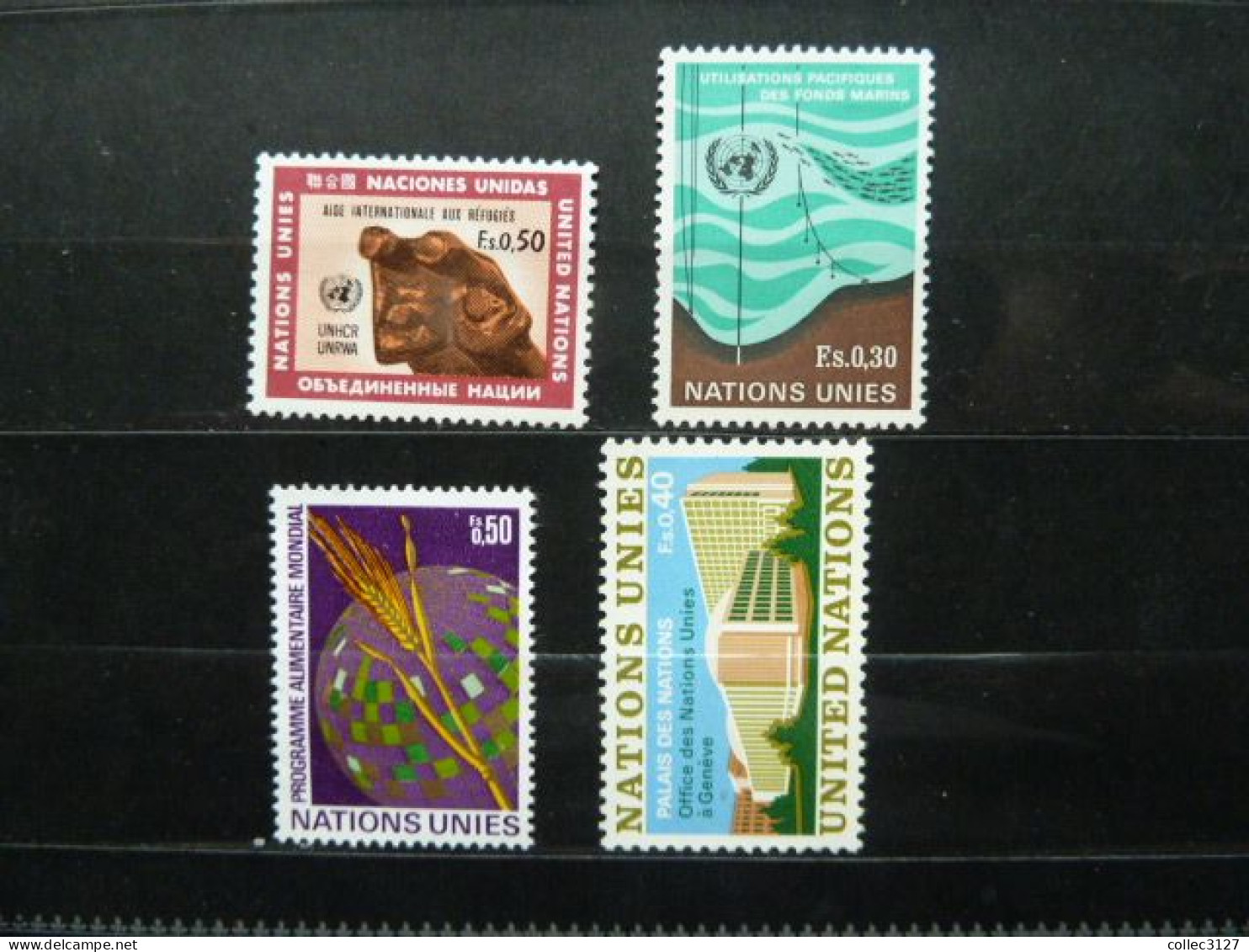 Nations Unies - Genève - Timbres Des Années 1970 - Lot - NSG - Neuf Sans Gomme - VN