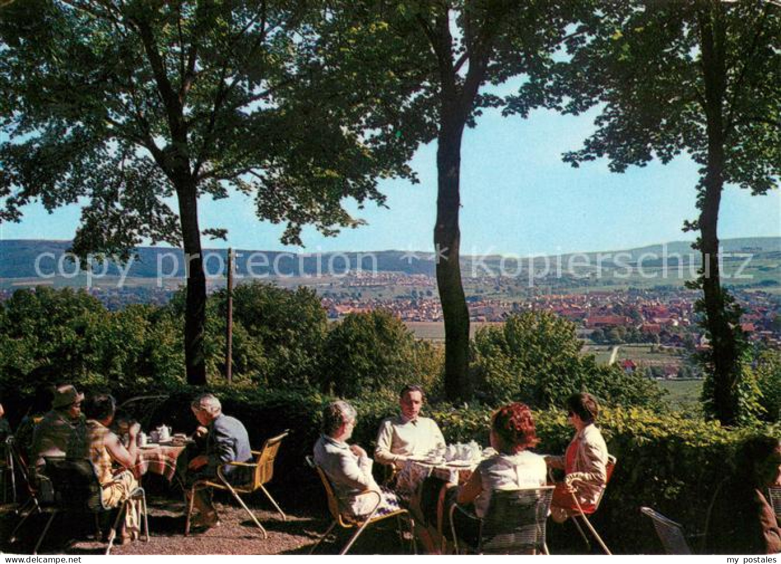 73653892 Bad Pyrmont Berggasthaus Zu Den Erdfaellen Terrasse Fernsicht Bad Pyrmo - Bad Pyrmont