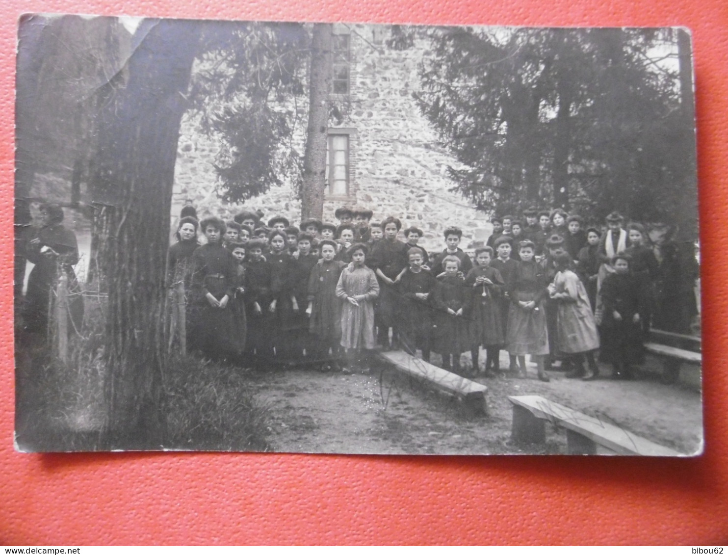 BORT Les ORGUES  ( 19 ) Carte Photo Des Employées De La Filature De La CASCADE - Otros & Sin Clasificación