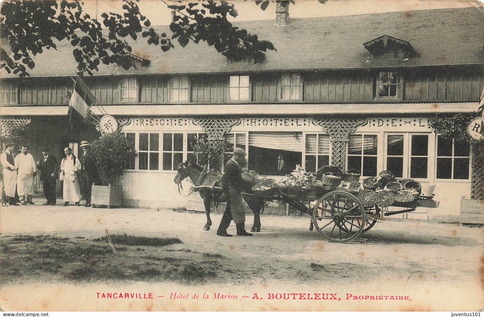 CPA Tancarville-Hôtel De La Marine-Bouteleux      L2884 - Tancarville