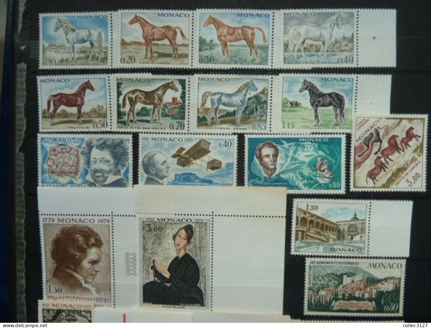 Monaco - Timbres Des Années 1970 - Lot - NSG - Neuf Sans Gomme - Unused Stamps