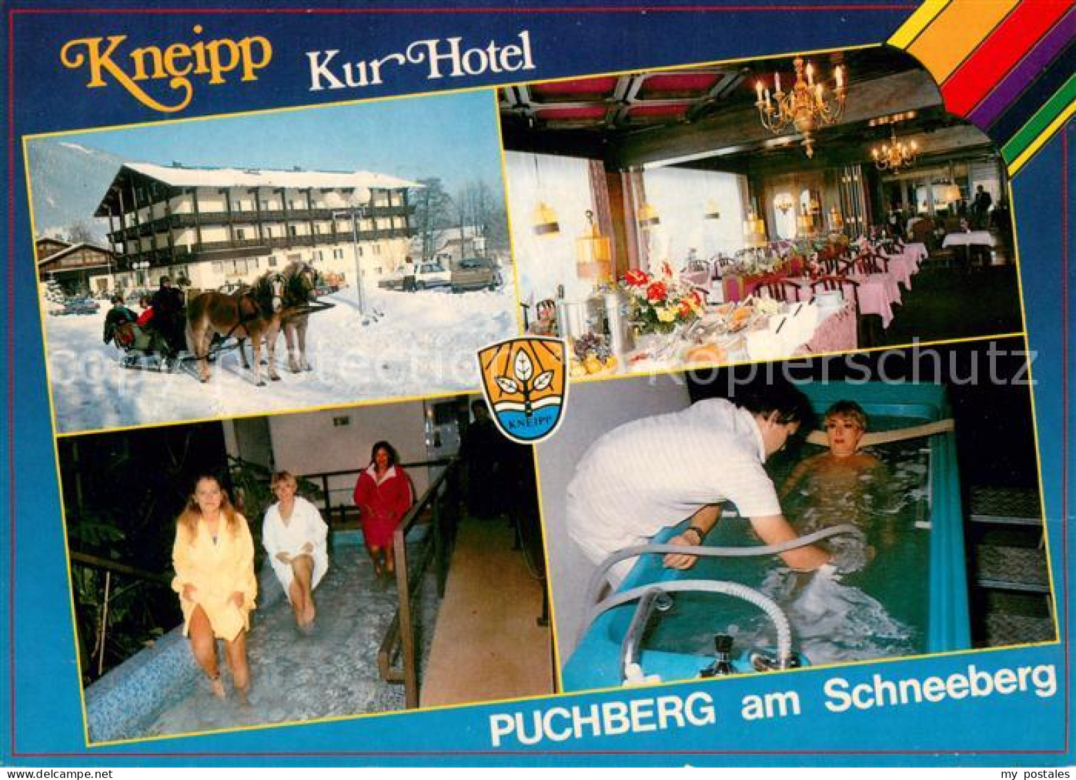 73653803 Puchberg Schneeberg Kneipp Kurhotel Restaurant Wassertreten Kuranwendun - Autres & Non Classés