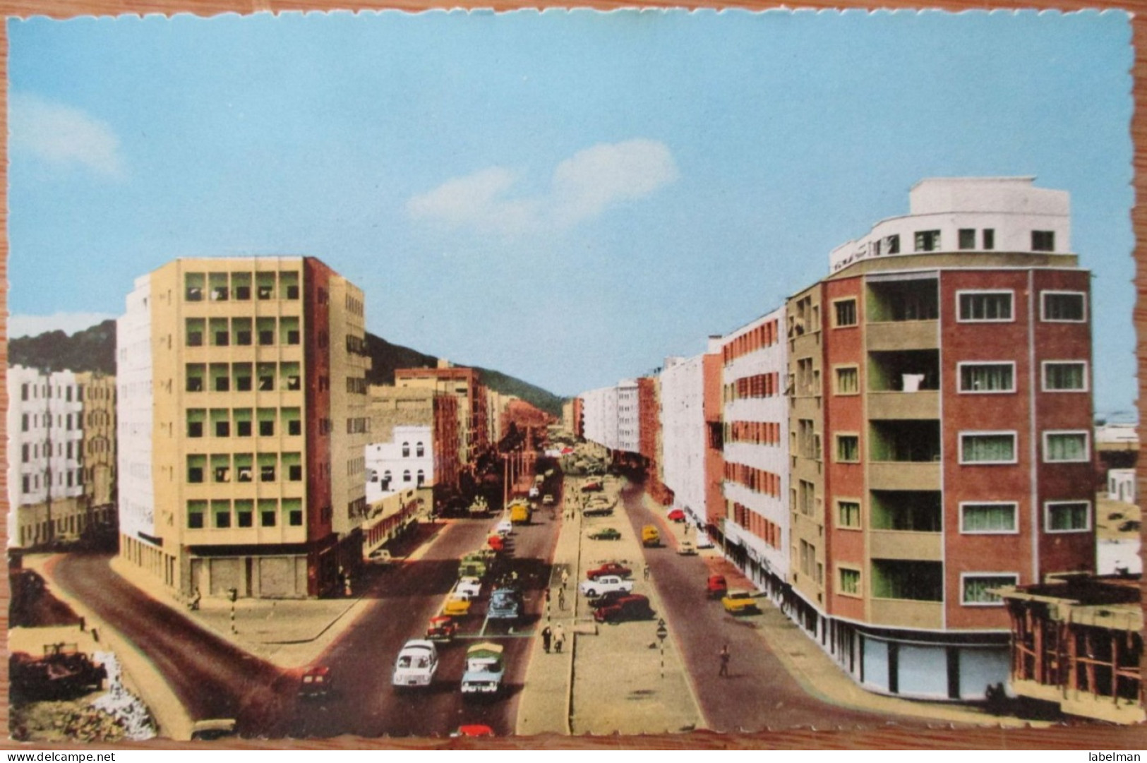 YEMEN ADEN MAALLA MAIN ROAD CARTE POSTALE PHOTO POSTCARD CARD CP PC AK ANSICHTSKARTE CARTOLINA POSTKARTE - Jemen