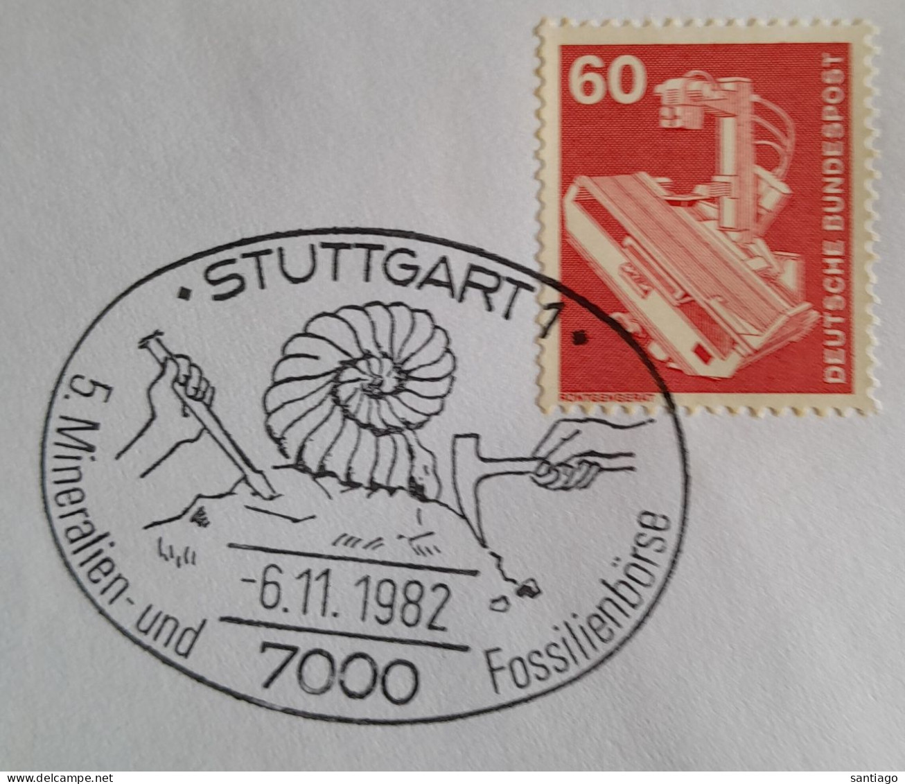 Duitsland : Stuttgart 1 / 1982 / Mineralen Und Fossielen - Mineralien