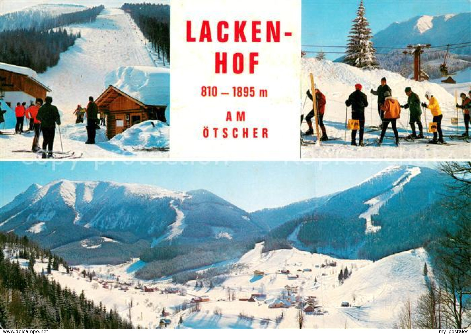 73653787 Lackenhof Gaming Wintersportgebiet Am Oetscher Schischule Bergmassiv Ka - Otros & Sin Clasificación