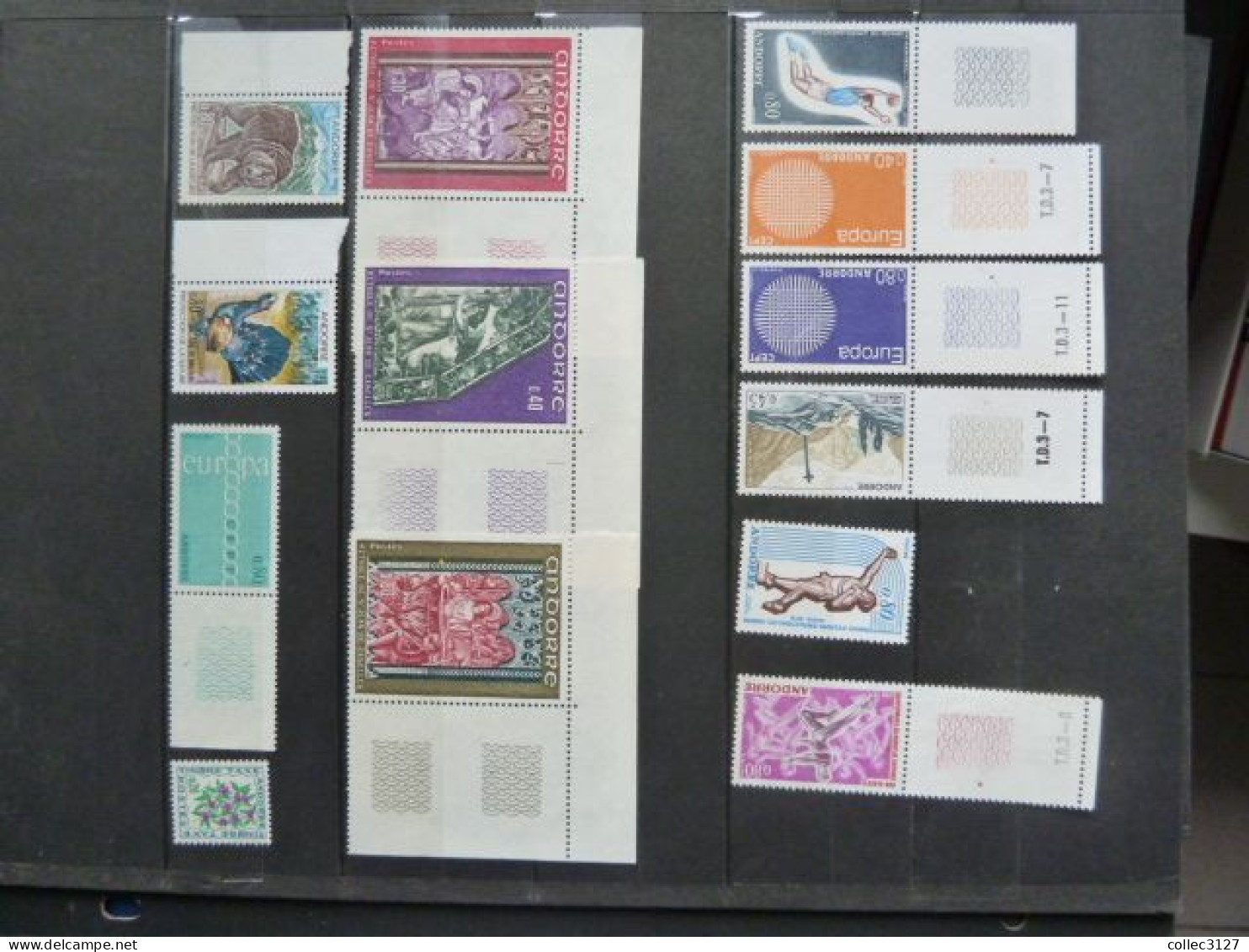 Andorre - Timbres Des Années 1970 - Lot - NSG - Neuf Sans Gomme - Nuevos