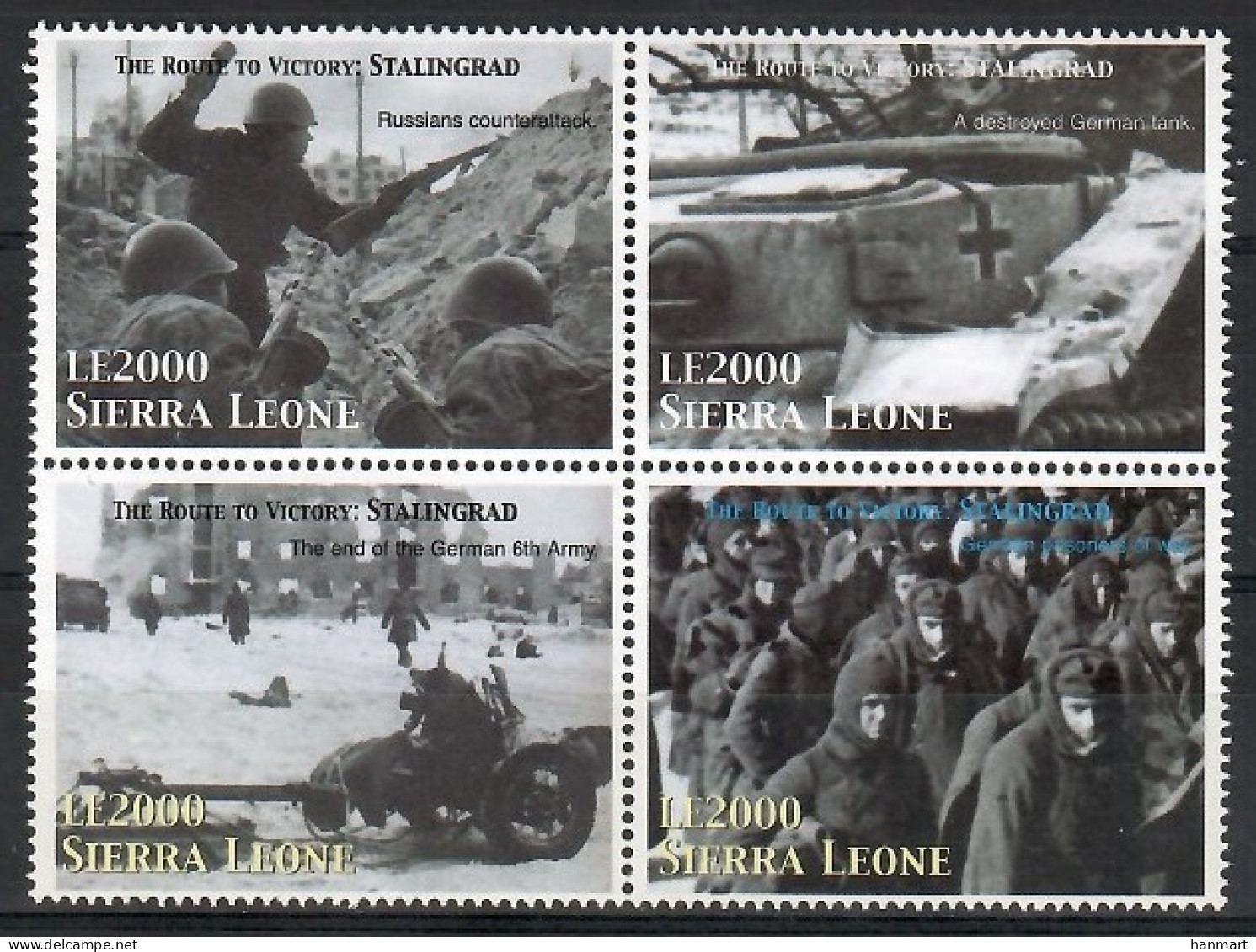 Sierra Leone 2005 Mi 4824-4827 MNH  (ZS5 SRRvie4824-4827) - Militaria