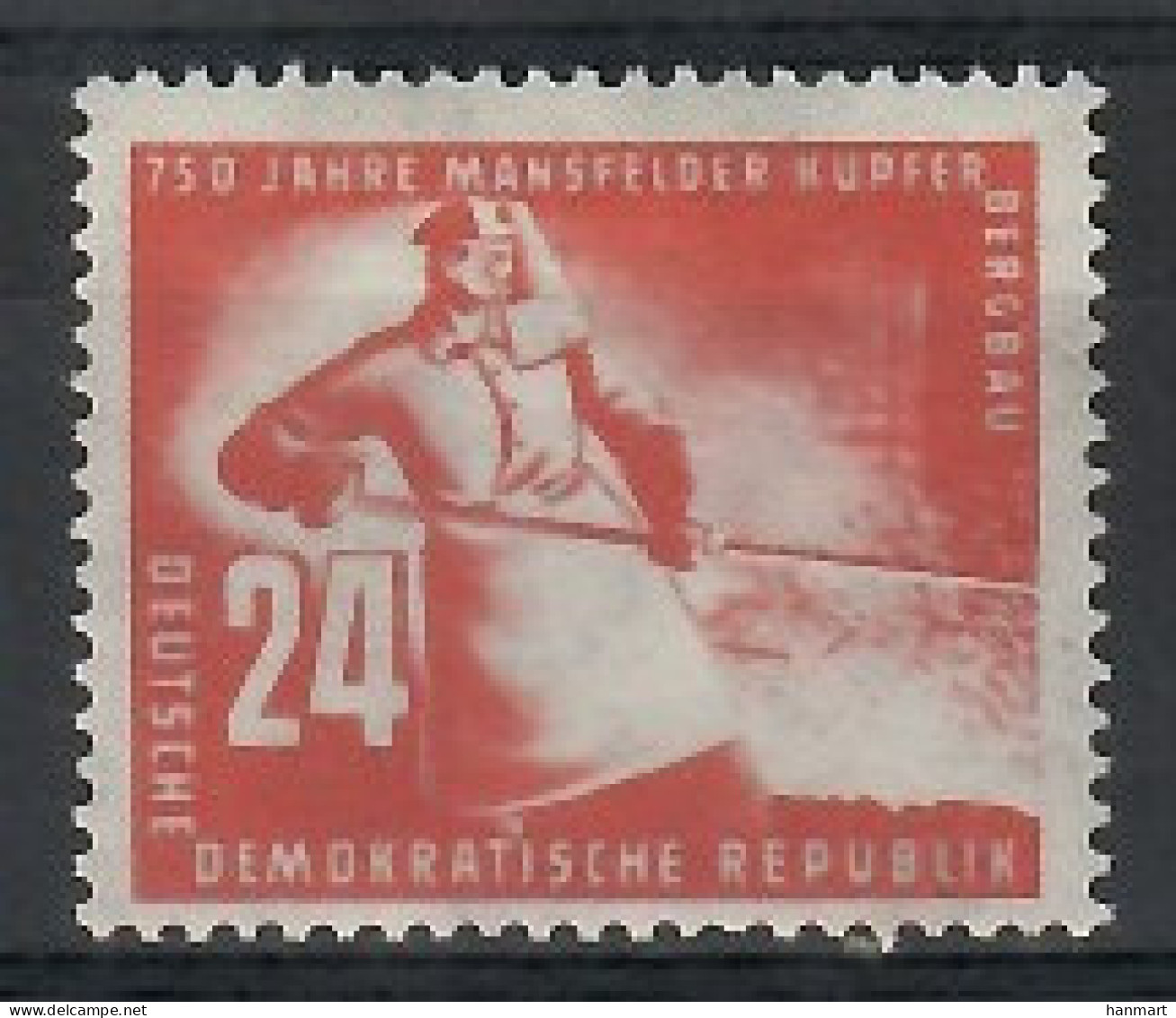 Germany, Democratic Republic (DDR) 1950 Mi 274 Mh - Mint Hinged  (PLZE5 DDR274) - Fabriken Und Industrien