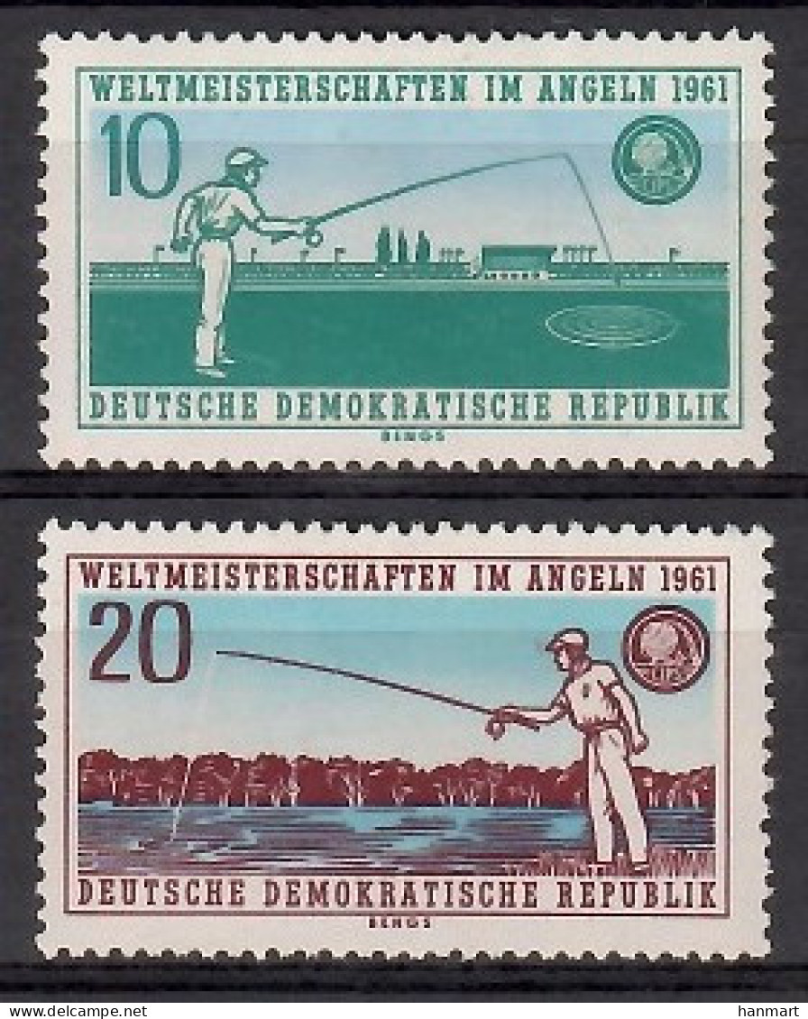 Germany, Democratic Republic (DDR) 1961 Mi 841-842 Mh - Mint Hinged  (PZE5 DDR841-842) - Autres & Non Classés