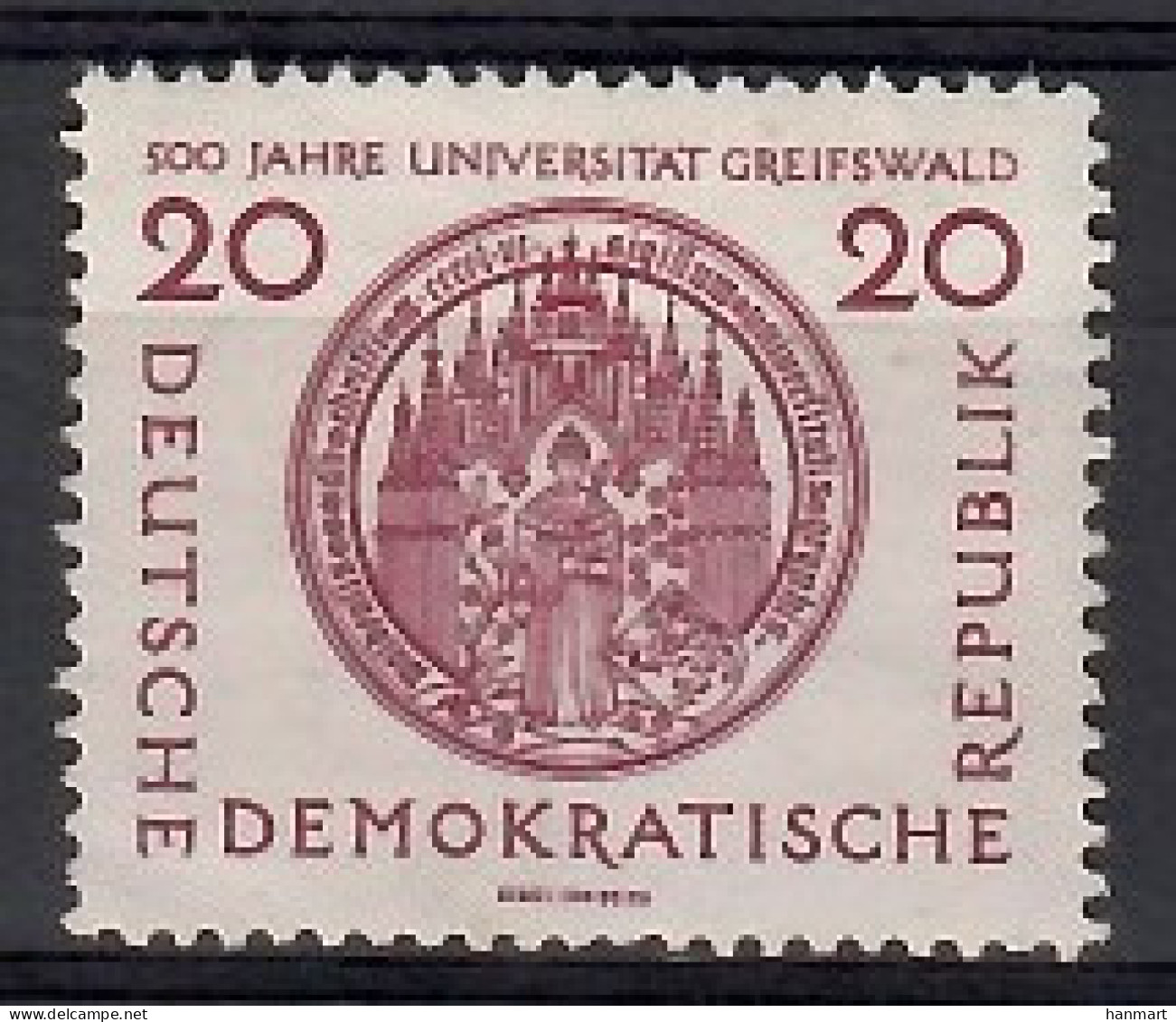 Germany, Democratic Republic (DDR) 1956 Mi 543 Mh - Mint Hinged  (PZE5 DDR543) - Autres