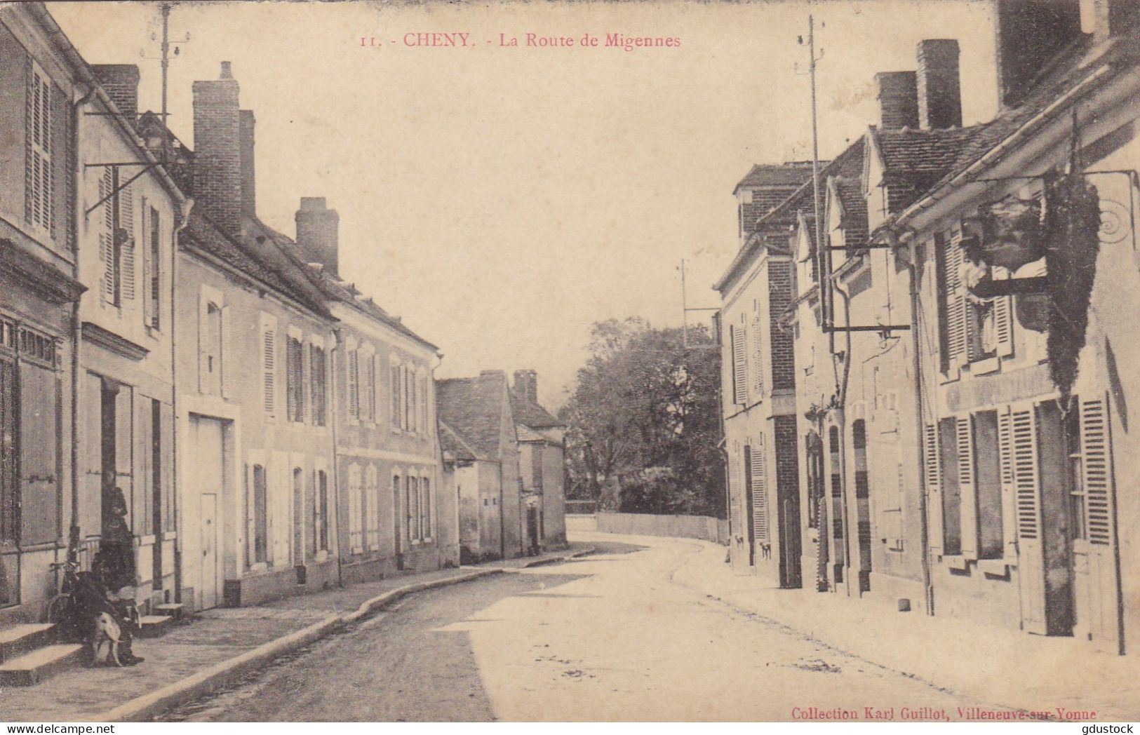 Yonne - Cheny - La Route De Migennes - Cheny