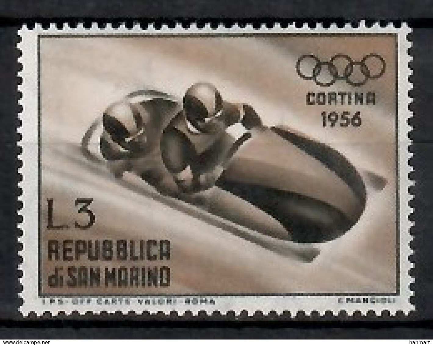 San Marino 1956 Mi 537 MNH  (LZE2 SMR537) - Hiver