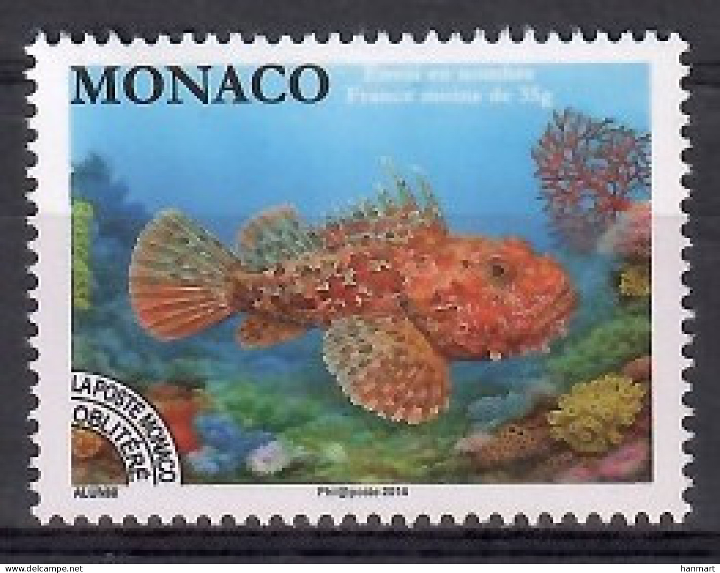 Monaco 2014 Mi 3195 MNH  (ZE1 MNC3195) - Fishes