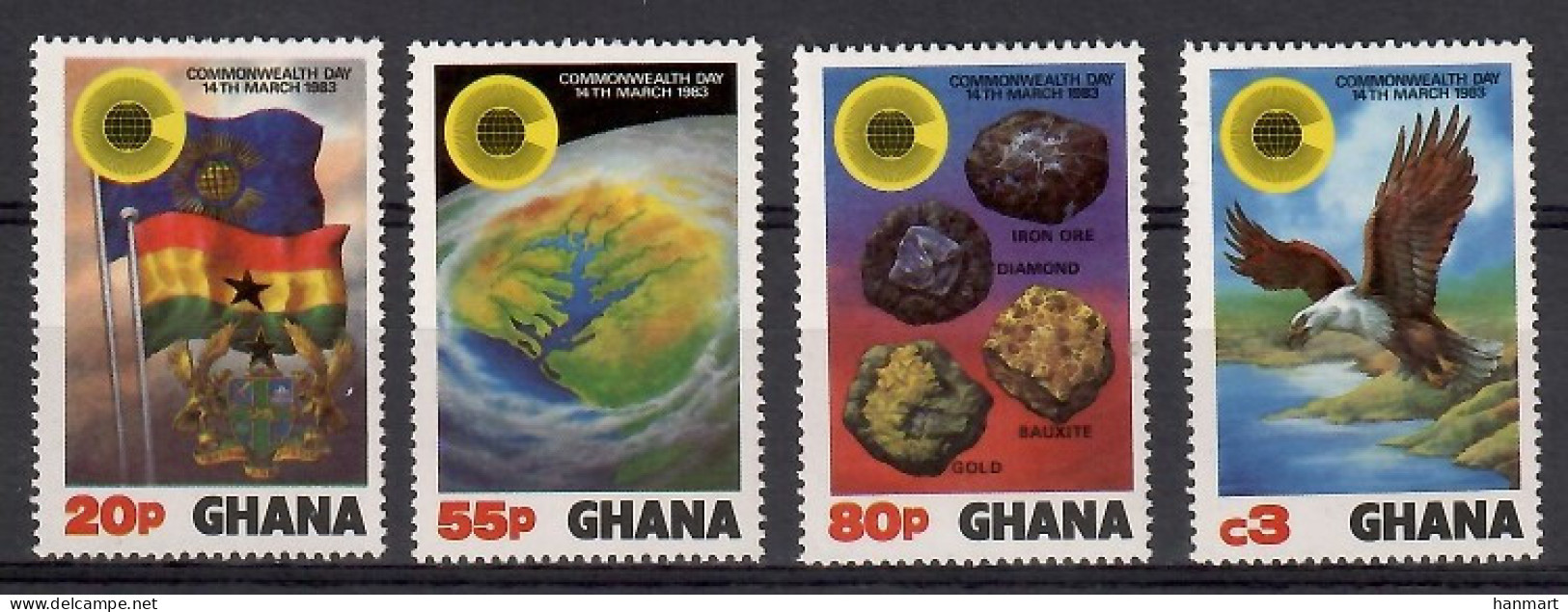 Ghana 1983 Mi 364-367 MNH  (ZS5 GHN364-367) - Otros & Sin Clasificación