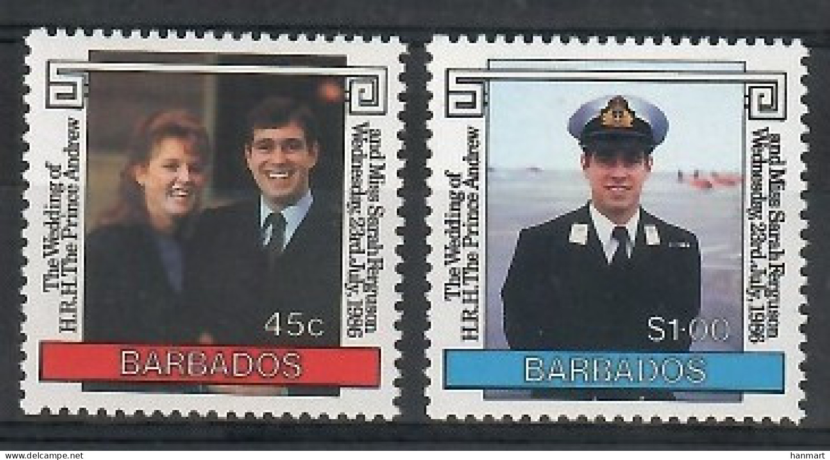 Barbados 1986 Mi 660-661 MNH  (ZS2 BRB660-661) - Sonstige & Ohne Zuordnung