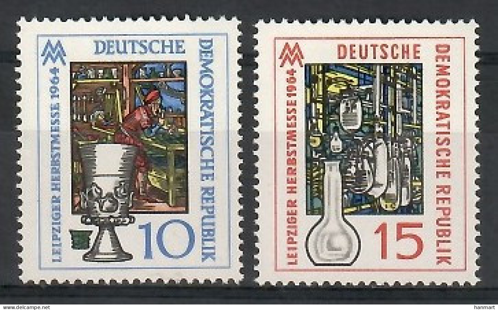 Germany, Democratic Republic (DDR) 1964 Mi 1052-1053 MNH  (ZE5 DDR1052-1053) - Other