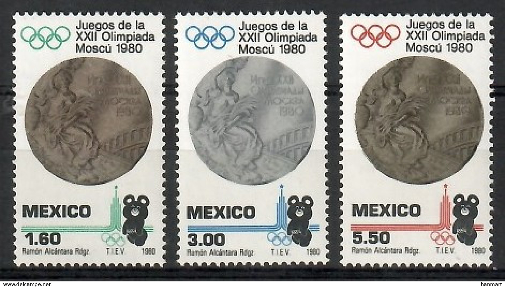 Mexico 1980 Mi 1718-1720 MNH  (ZS1 MXC1718-1720) - Autres & Non Classés
