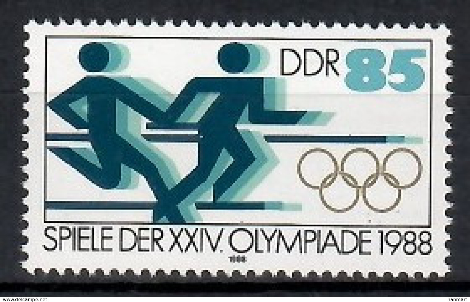 Germany, Democratic Republic (DDR) 1988 Mi 3189 MNH  (ZE5 DDR3189) - Sommer 1988: Seoul