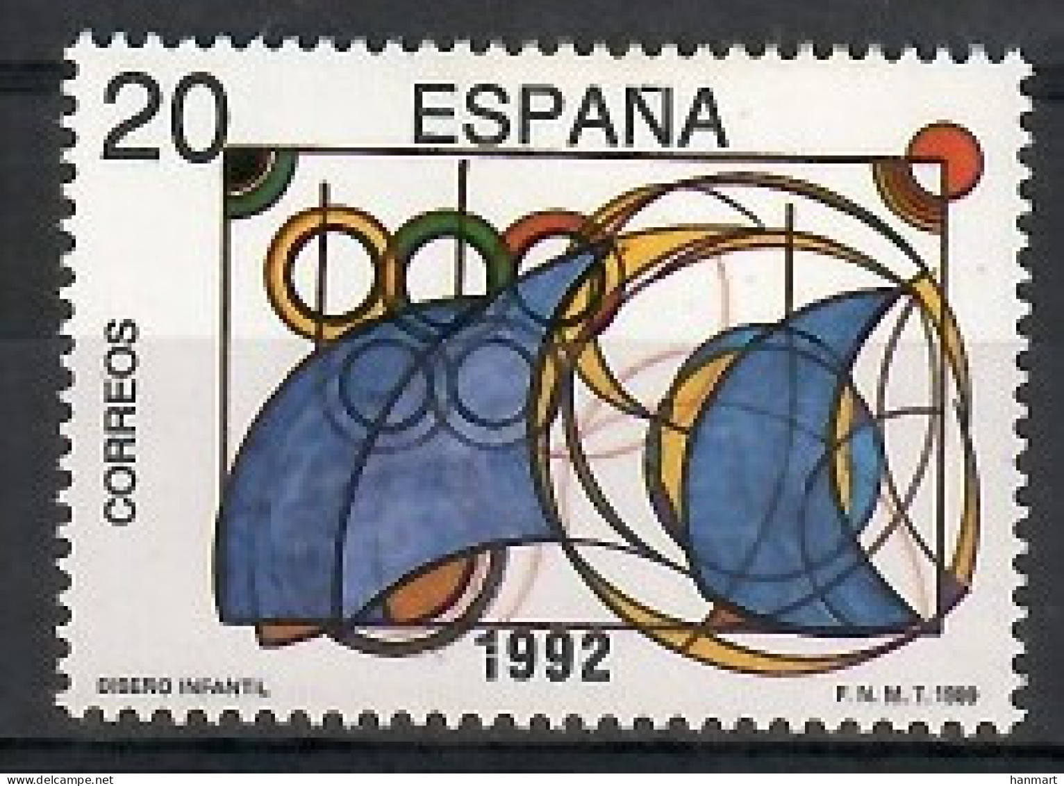 Spain 1989 Mi 2868 MNH  (LZE1 SPN2868) - Summer 1992: Barcelona