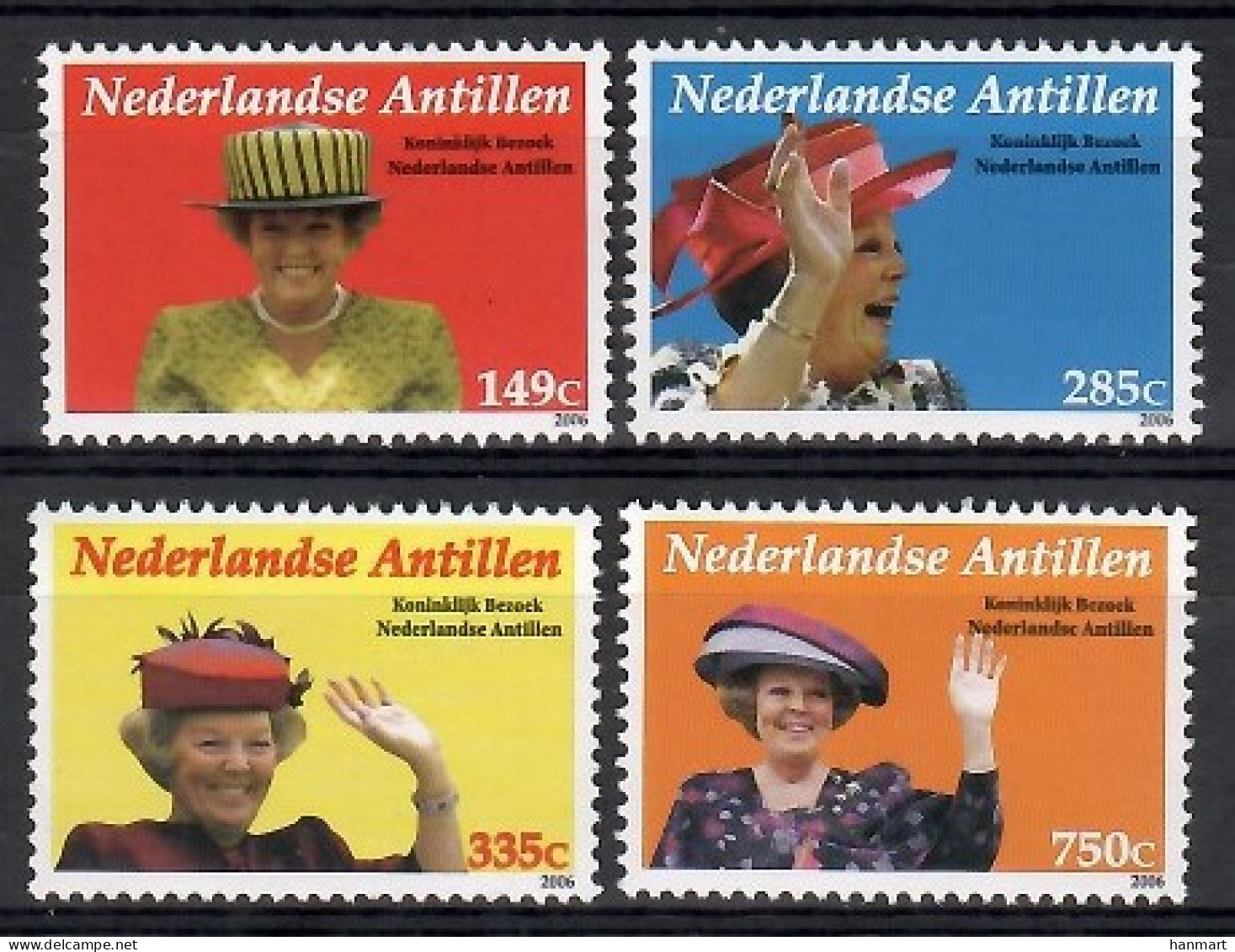 Netherlands Antilles 2006 Mi 1504-1507 MNH  (ZS2 DTA1504-1507) - Other & Unclassified
