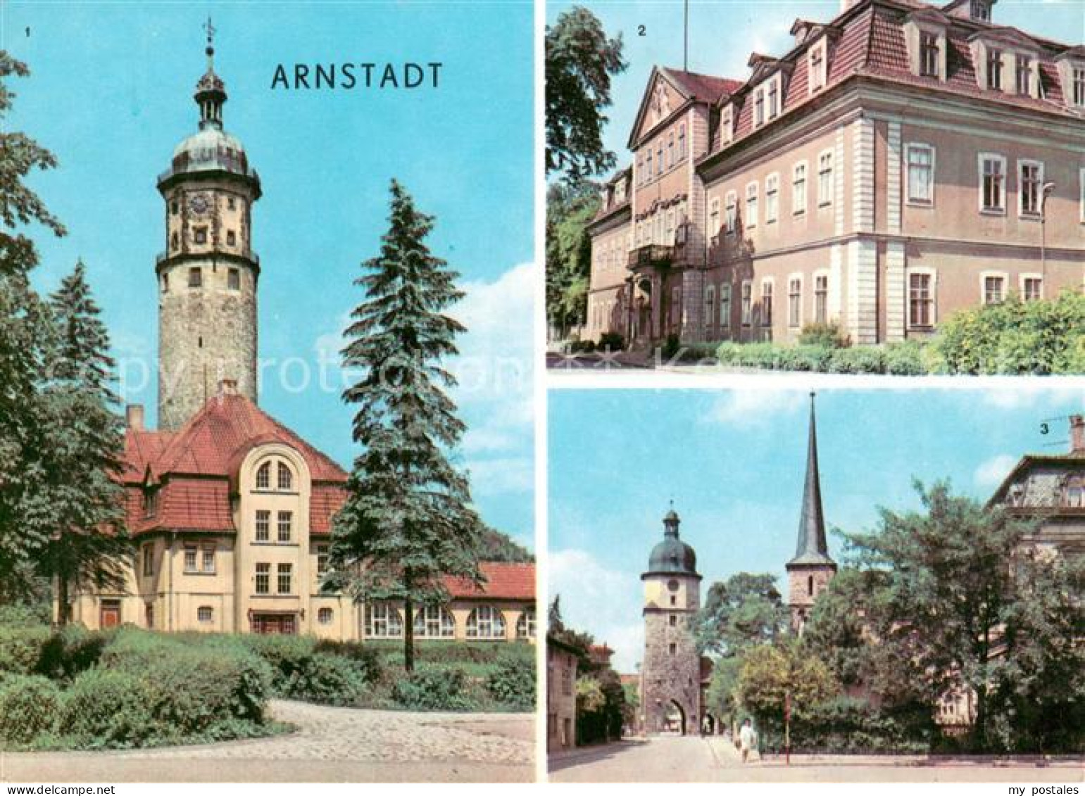 73653719 Arnstadt Ilm Neideckturm Schloss Jetzt Kunst- Und Heimatmuseum Riedtor  - Arnstadt