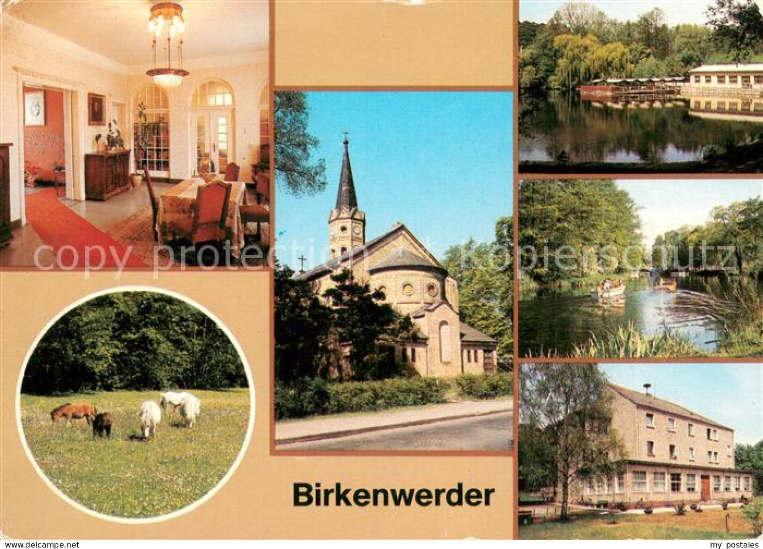 73653715 Birkenwerder Clara Zetkin Gedenkstaette Ponyzucht Kirche Gaststaette Bo - Birkenwerder