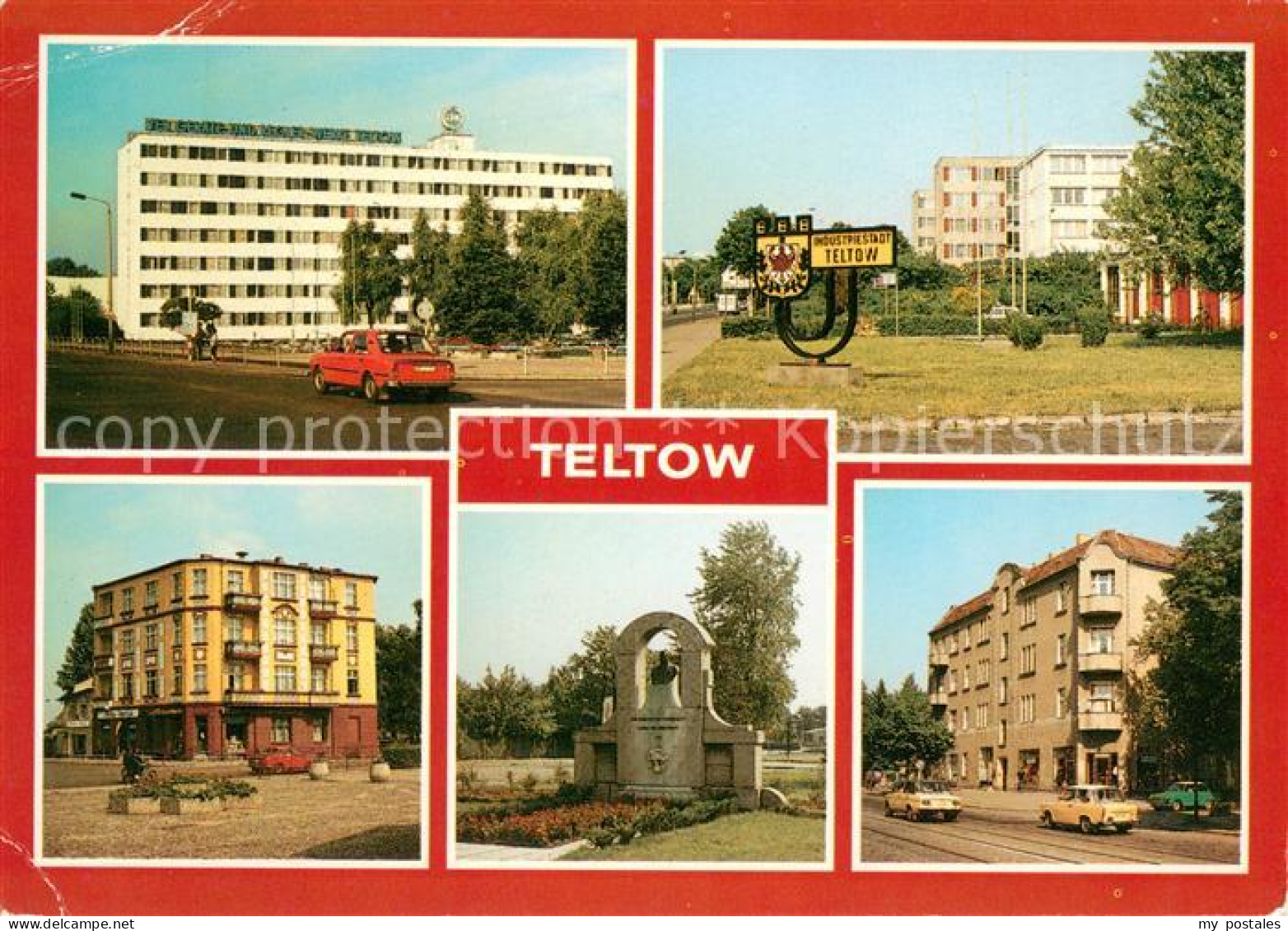 73653710 Teltow VEB Geraete- Und Reglerwerke Stadteinfahrt Volksbuchhandlung Alt - Teltow