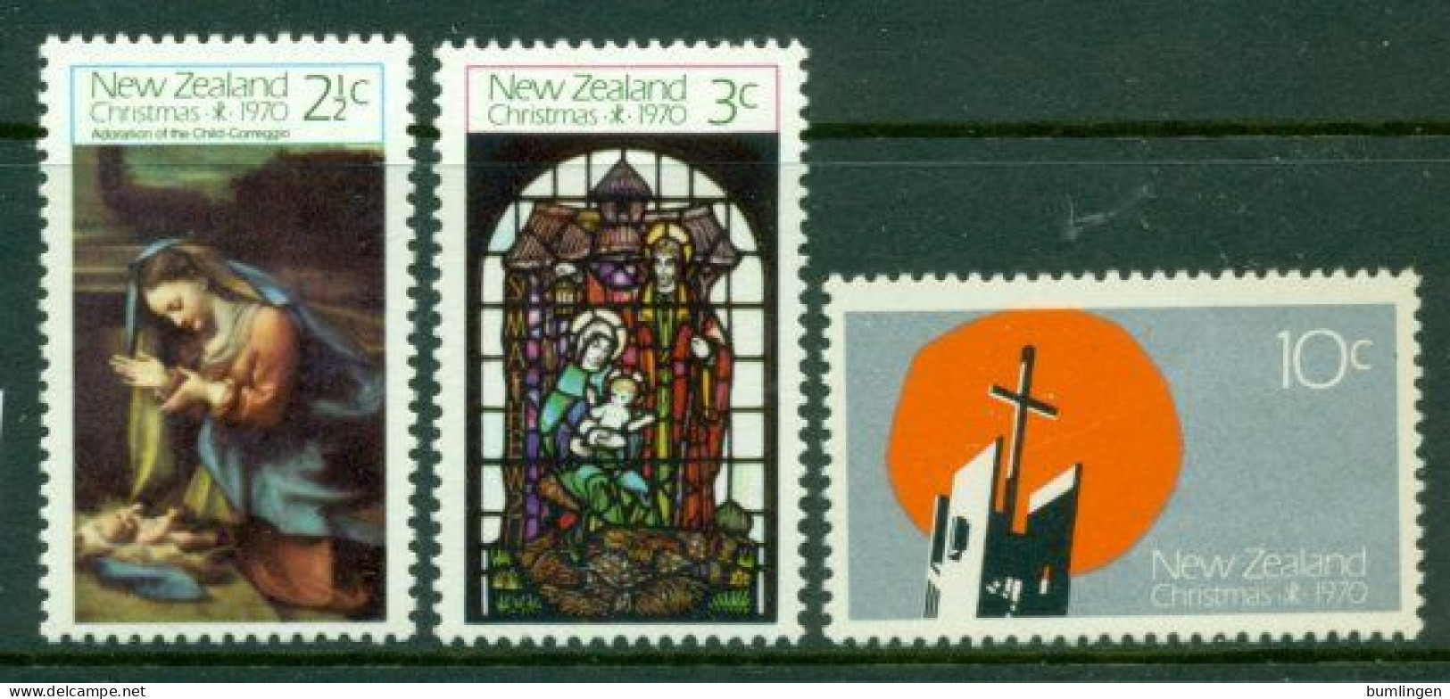 NEW ZEALAND 1970 Mi 545-47** Christmas [B870] - Christmas