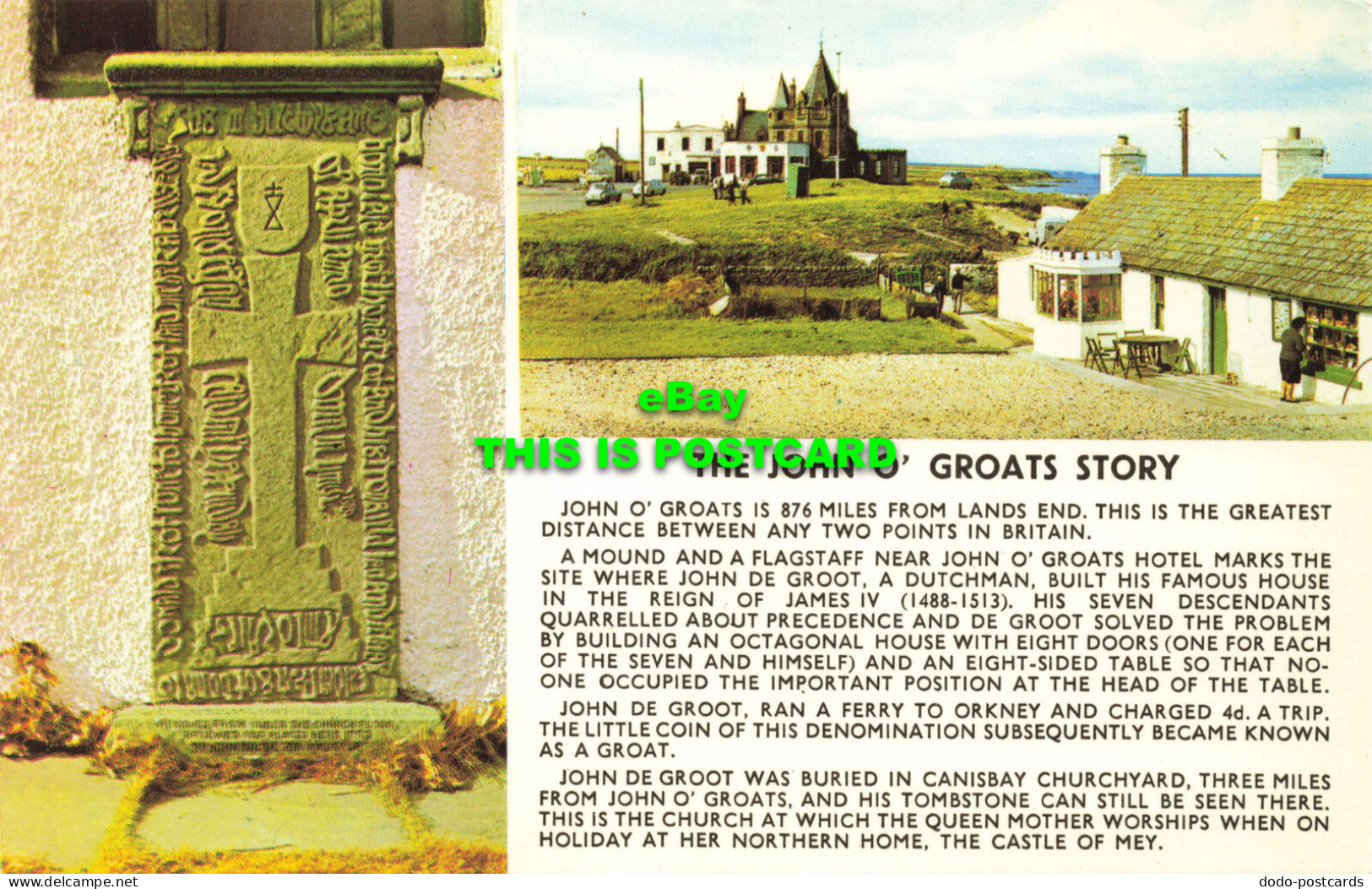 R573089 John O Groats Story. Grave Of John De Groot At Canisbay Church. Caithnes - Monde