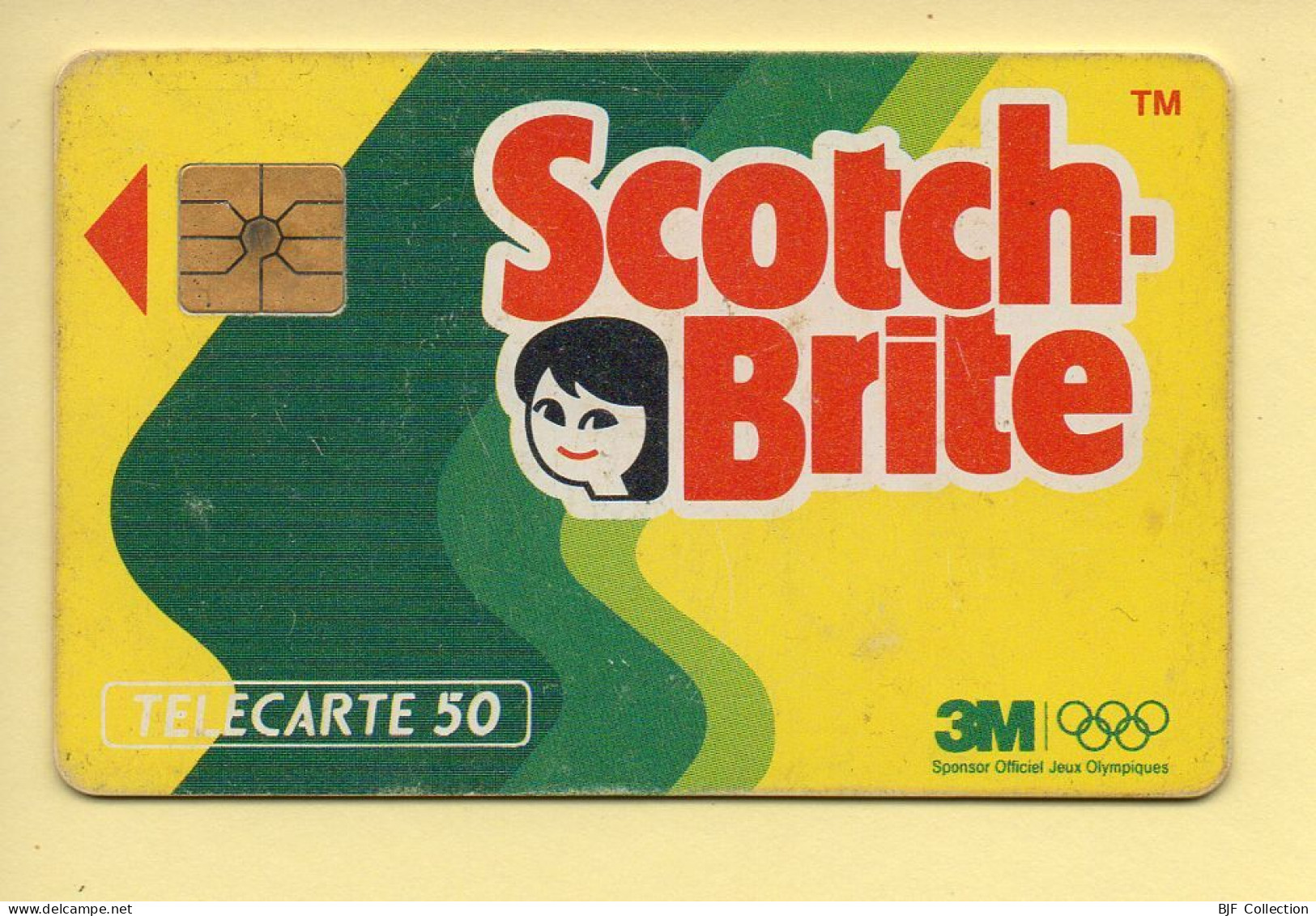 Télécarte 1992 : SCOTCH BRITE / 50 Unités / Numéro B2106D / 01-92 (voir Puce Et Numéro Au Dos) - 1992