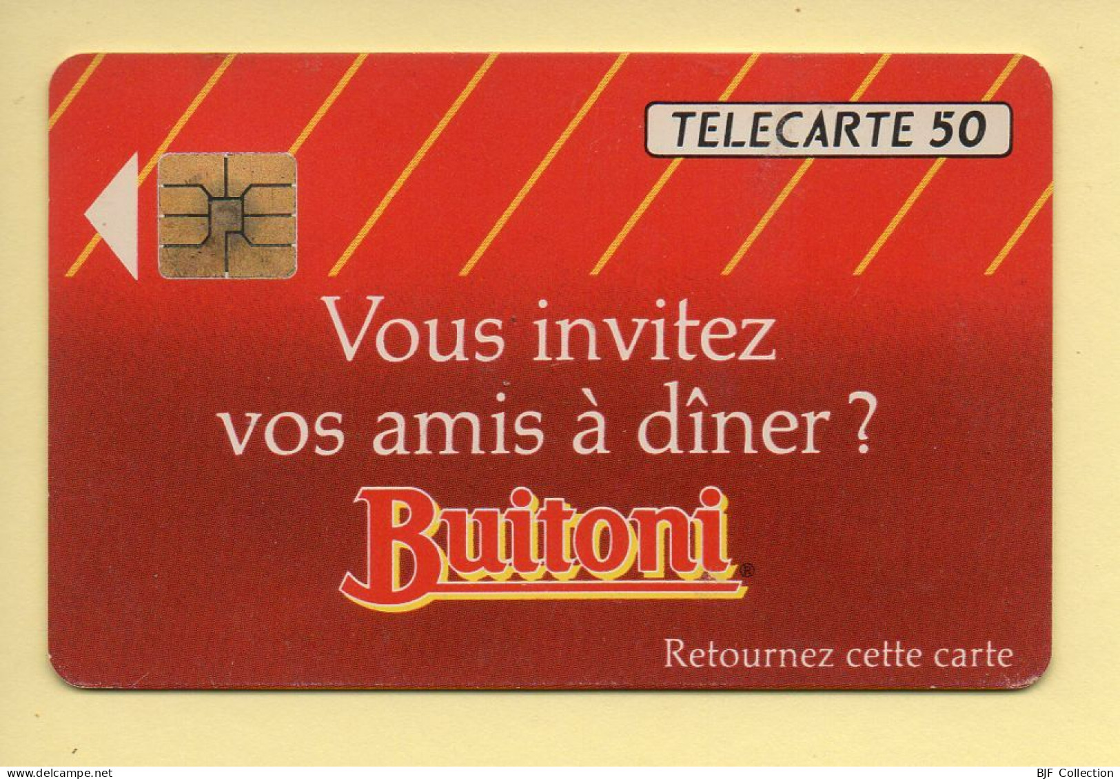 Télécarte 1992 : BUITONI / 50 Unités / Numéro A 2A6838 / 10-92 (voir Puce Et Numéro Au Dos) - 1992