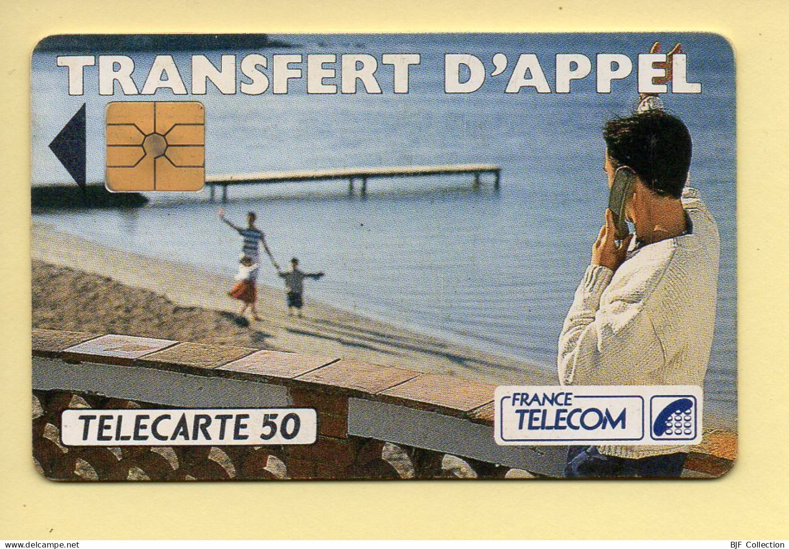 Télécarte 1992 : TRANSFERT D'APPEL / 50 Unités / Numéro B2C0M0062 / 11-92 (voir Puce Et Numéro Au Dos) - 1992