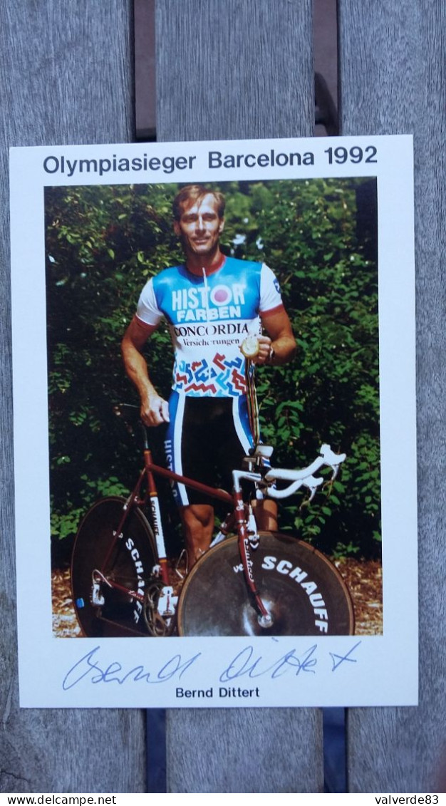 Cyclisme - Bernd Dittert Signé - Ciclismo