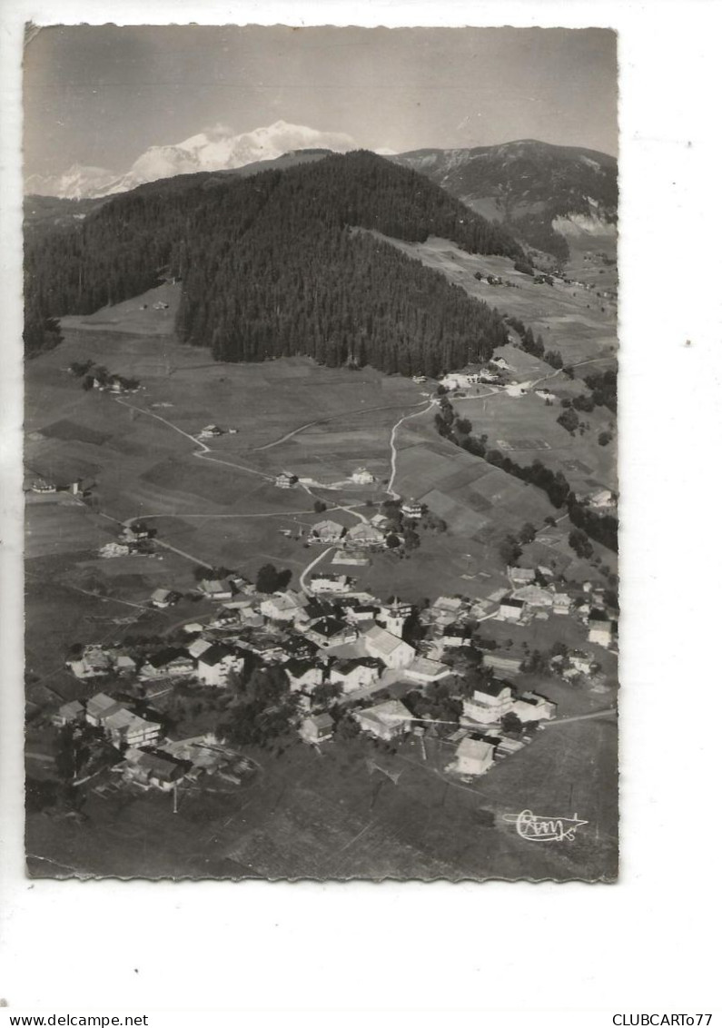 Notre-Dame-de-Bellecombe (73) : Vue Aérienne Générale Au Niveau Du Quartier De L'église En 1958 GF. - Andere & Zonder Classificatie