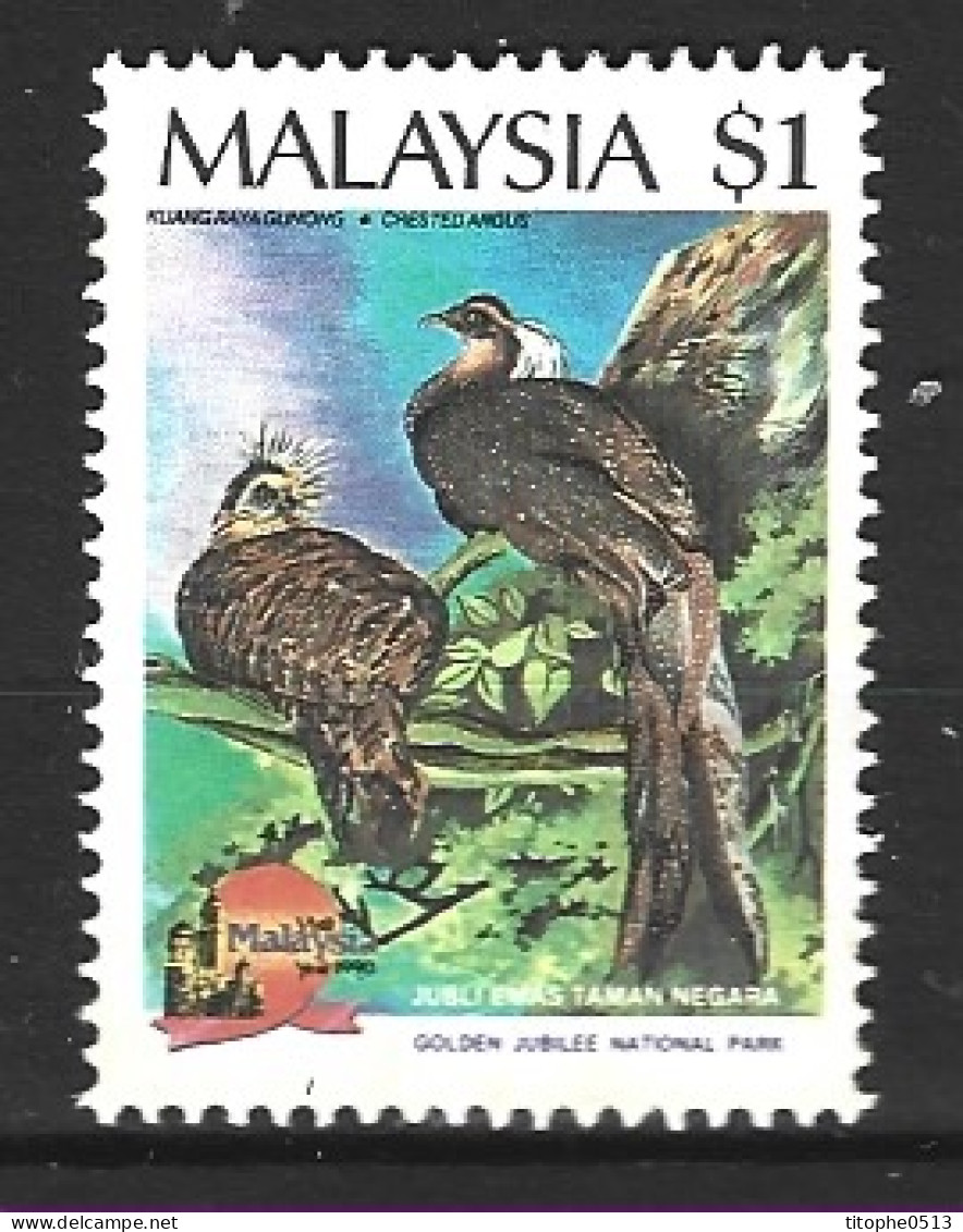 MALAISIE. N°436 De 1989. Faisans. - Gallinaceans & Pheasants