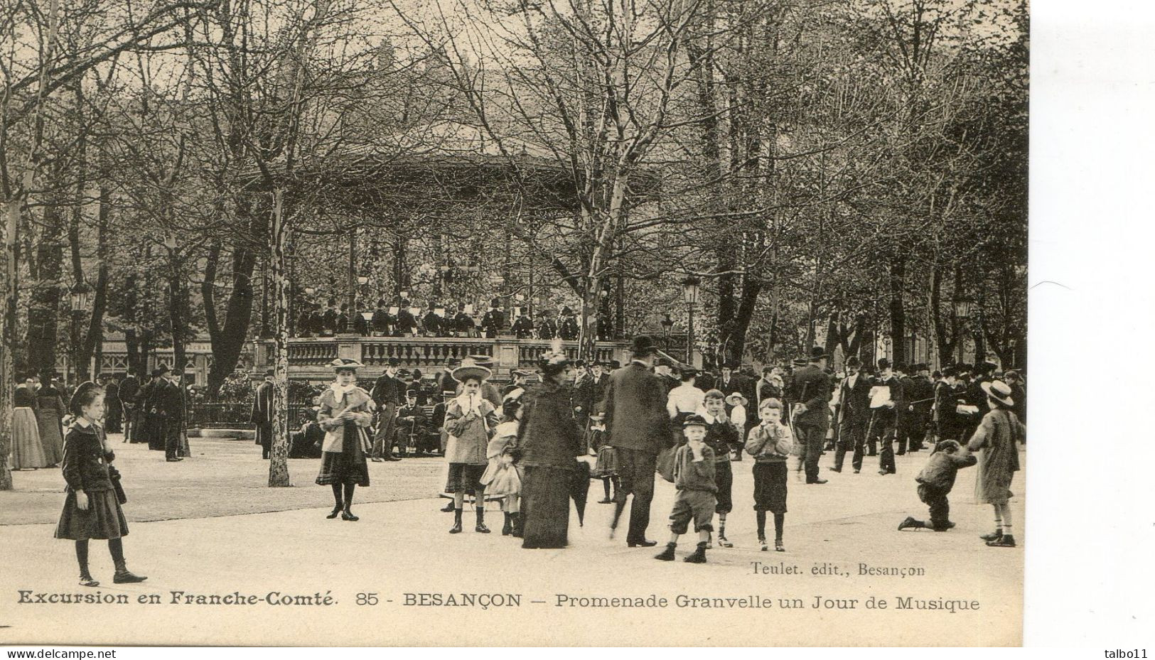 25 - Besançon -lot De 5 Cartes - Granvelle; Kiosque; Musique; - Besancon