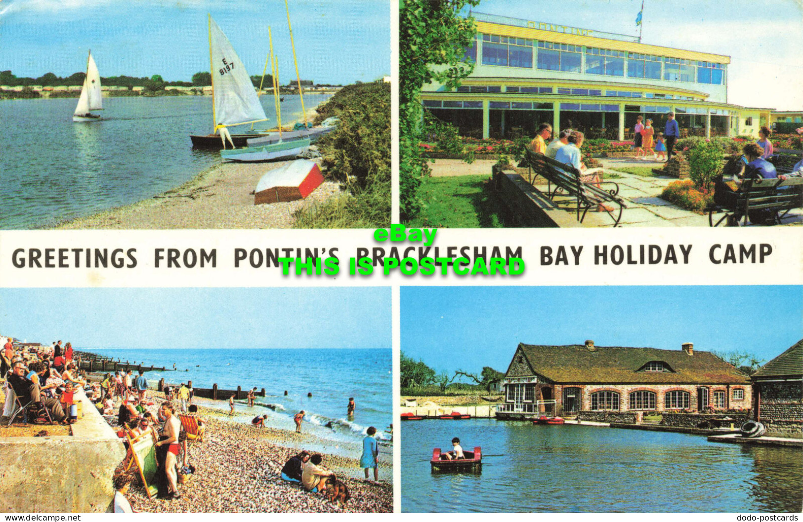 R573109 Greetings From Pontins Bracklesham Bay Holiday Camp. 1974. Precision. Mu - Monde