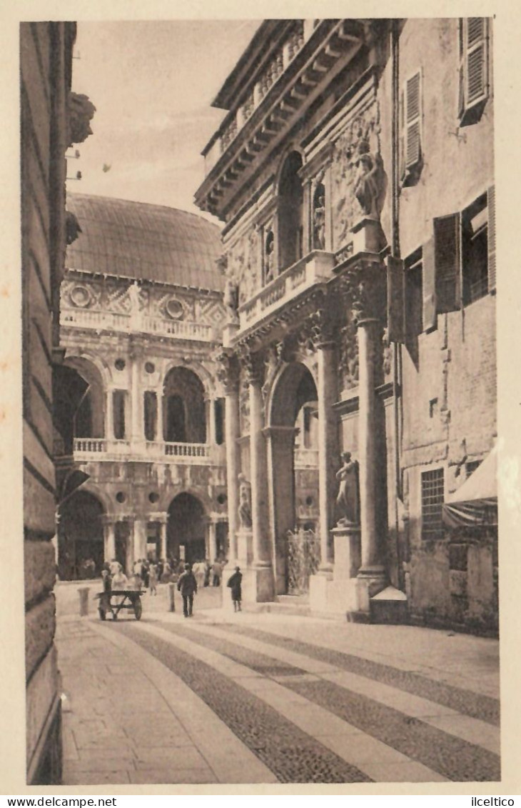 VICENZA - ANGOLO  LOGGIA  DEL  CAPITANATO -  1928 - Vicenza